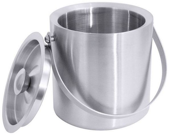 Contacto Ice Bucket stainless steel, satin polished