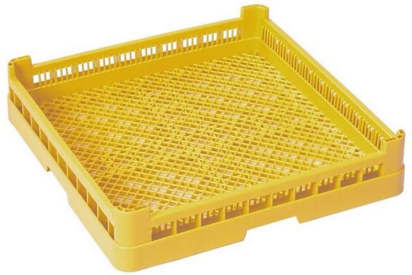 Contacto Dishwasher Rack fine mesh, yellow polypropylene