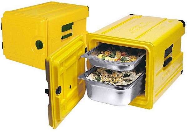Contacto Insulated, GN 1/1, double walled yellow polypropylene
