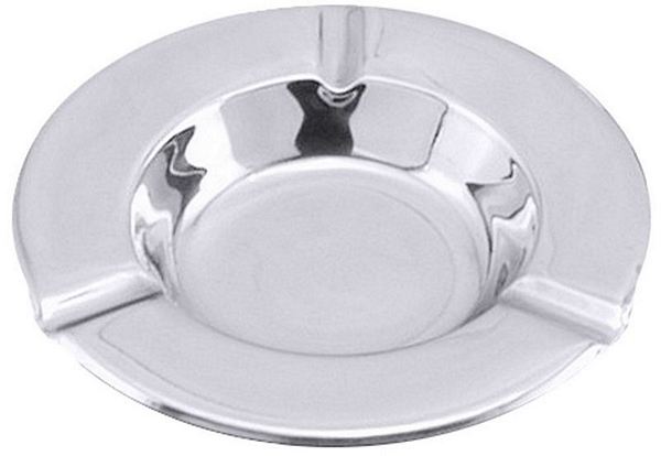 Contacto Ashtray stainless steel, mirror polished