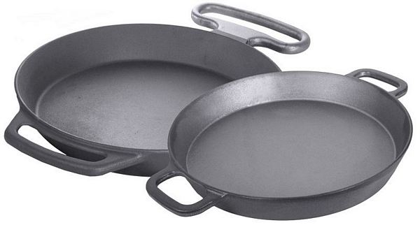 Contacto Eisenguss-Riesenpfanne, robustes 100%-iges Eisen