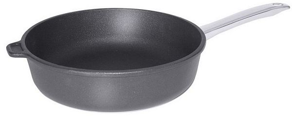 Contacto Frying Pan, deep cast aluminium, 7mm base