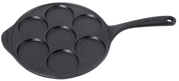 Contacto Blinis Pan cast iron, for 7 blinis of Ø 7cm