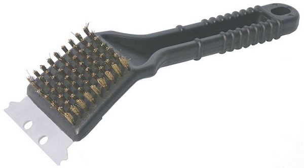 Contacto Griddle Brush and Scraper strong plastic handle