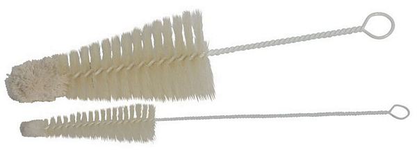 Contacto Champagne Glass Brush white plastic coated steel wire