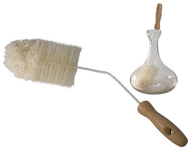 Contacto Decanter Brush flexible plastic coated steel wire