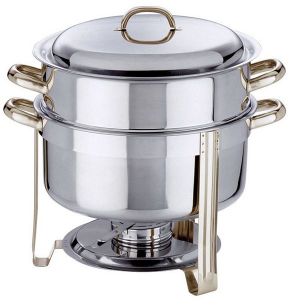 Contacto Soup Station stainless steel, with one burner pot