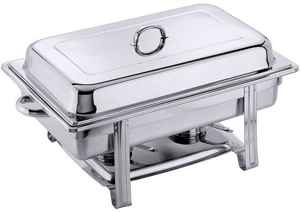 Contacto Chafing Dish GN 1/1, with two burner pots
