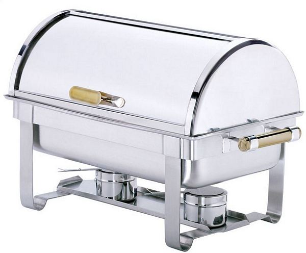 Contacto Roll Top Chafing Dish GN 1/1, with two burner pots