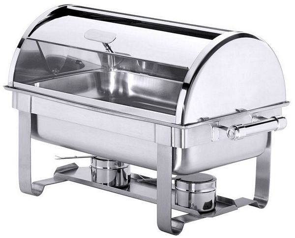 Contacto Roll Top Chafing Dish, GN 1/1, with two burner pots
