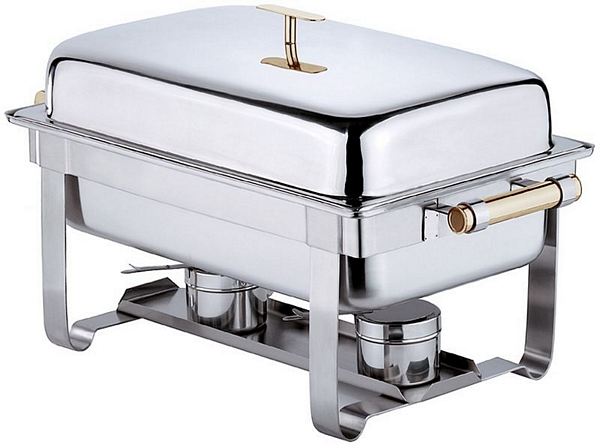 Contacto Chafing Dish GN 1/1, with two burner pots