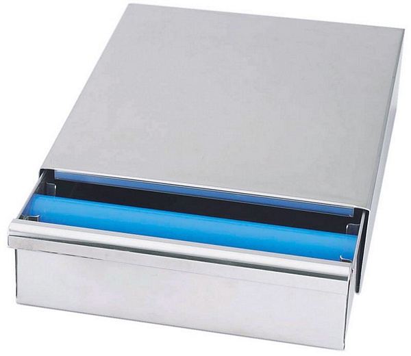 Contacto Knock-Out Drawer stainless steel, mirror polished