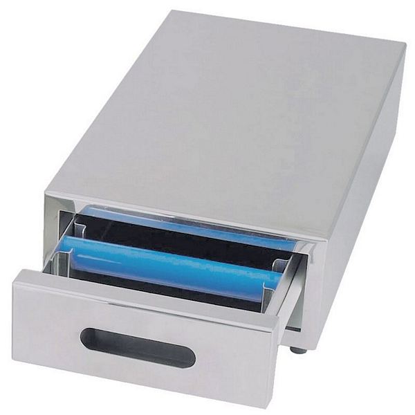 Contacto Knock-Out Drawer stainless steel, mirror polished