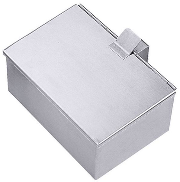 Contacto Ash Box 18/0 stainless steel, satin polished