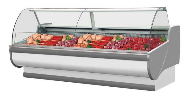 Refrigerated counter ALBERTA 2/2.5W, 2540x1165x1230+/-10mm