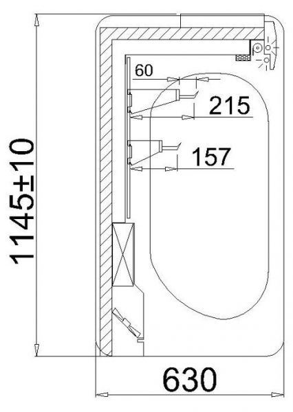 Open Merchandisers MILOSZ 2/1.0, 1000x630x1145+/-10mm