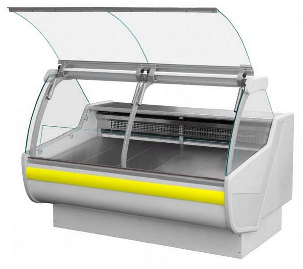 Refrigerated counter ALASKA 2.5W-mod/A, 2460x1190x1225mm