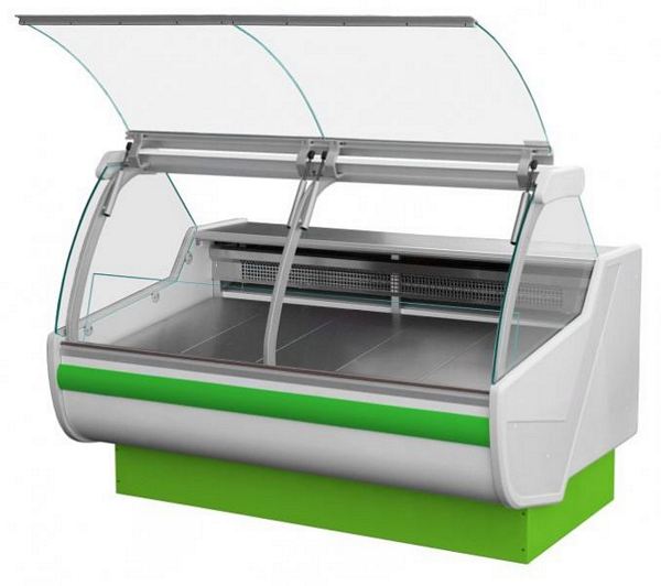 Refrigerated counter ALASKA 2.5S-mod/A, 2460x1190x1225mm