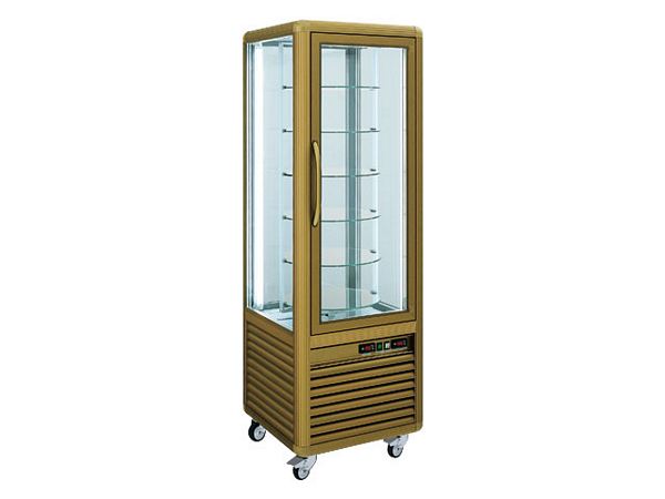 Chocolate display case, 540 W, +14°C/+16°C, 620x620x1895mm