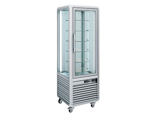 Chocolate display case, 540 W, +14°C/+16°C, 720x620x1895mm