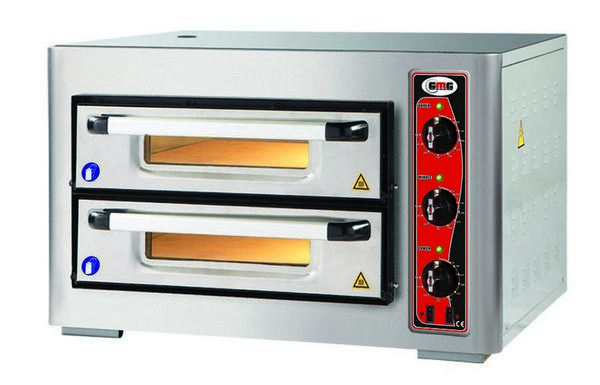 GMG Dual chamber pizza oven PF 5050DE3 , 6 kW, 80 x 72 x 50mm