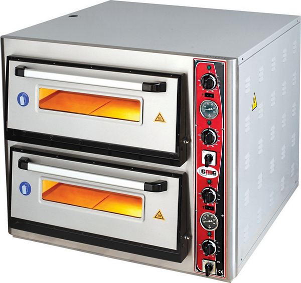 GMG Dual chamber pizza oven, for 6+6 pizzas 34cm, 970x1300x780mm