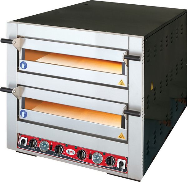 GMG Dual chamber pizza oven, for 6+6 pizzas 30cm, 840x1260x820mm