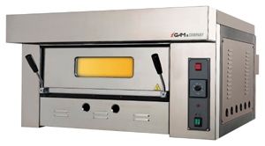 GAM Gas pizza oven G6, 6x30cm for pizzas, 960x1235x520mm