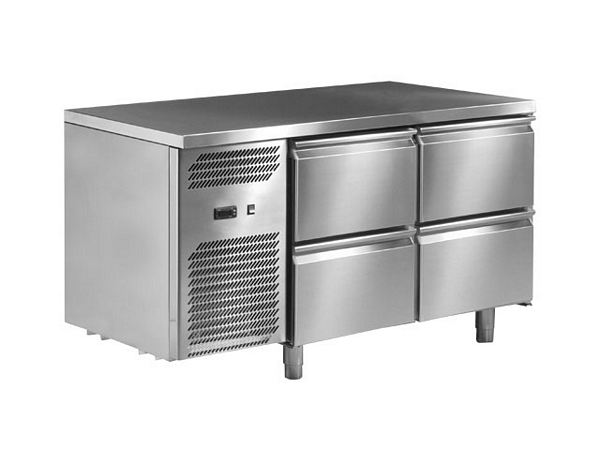 Cooling table, 2 drawer units, 1/1 GN, 1260x600x850mm