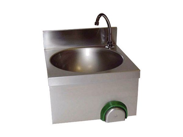 Wall sink, with knee operation, 400x400x250mm