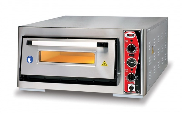 Single chamber pizza oven, with thermometer, 89 x 102 x 43 cm