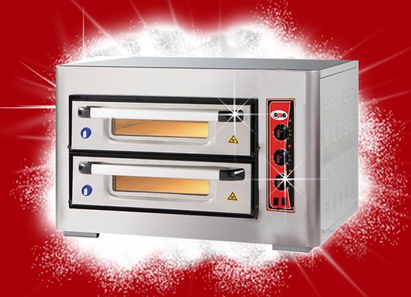 GMG Dual chamber pizza oven PF 5050DE3 , 6 kW, 80 x 72 x 50mm