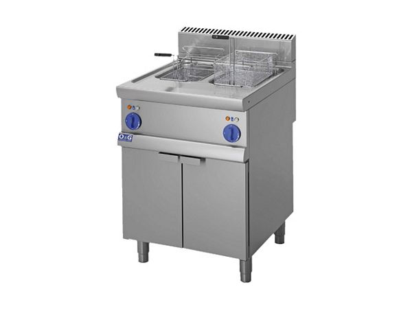 Fryer, with drain valve, 4 kW, 230 V/50 Hz, 280x460x325mm