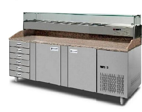 GMG Pizza table, 405 L, 790W / 230V, 2020x800x970mm