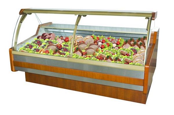 Refrigerated counter ALASKA 2.5S DRE, 2560x1220x1225mm
