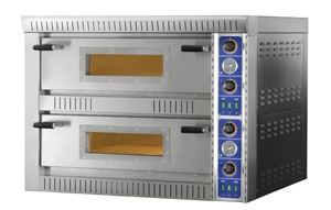 GAM Electric pizza oven SBD 44, Mediumversion 4+4x30cm Pizzas