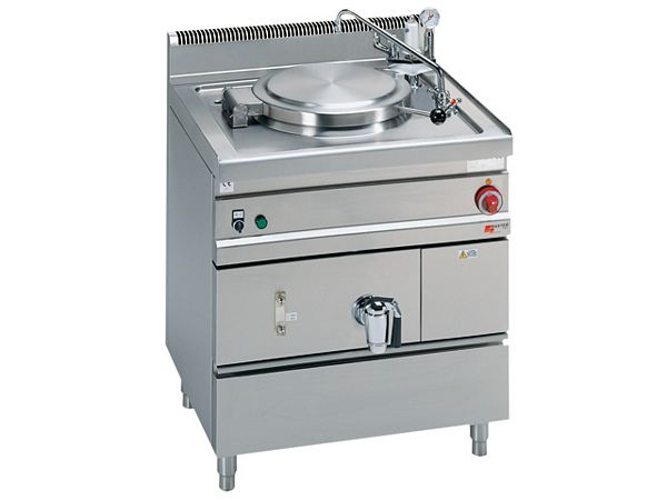 Gas boiling pan, 55 lt., 13,5 kW, 800x700x900mm