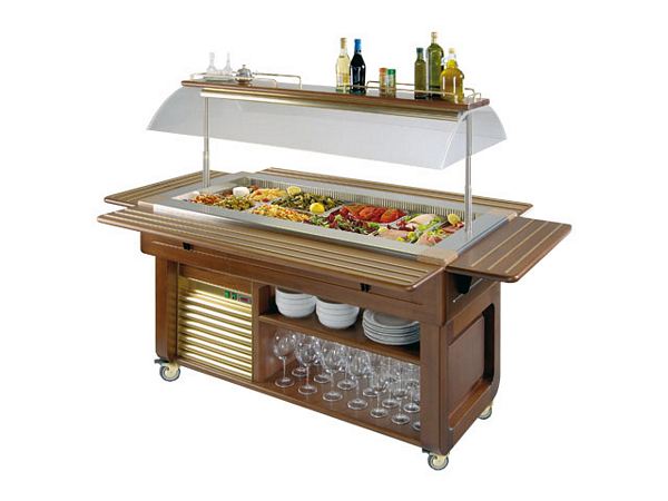 Cold Buffet Counter, 950W, +4°C/+10°C, 1520x750x1523mm