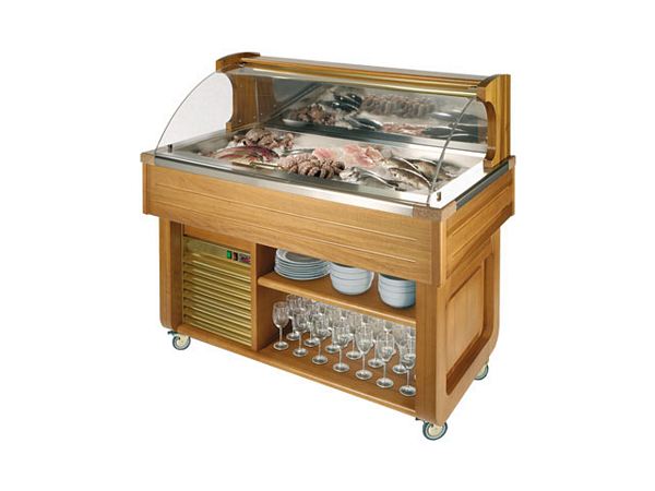 Cold Buffet Counter, 850W, -1°C / 0°C, 1520x750x1275mm