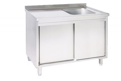 Sink center, with a basin left, from 1000 to 1500mm, Series 700